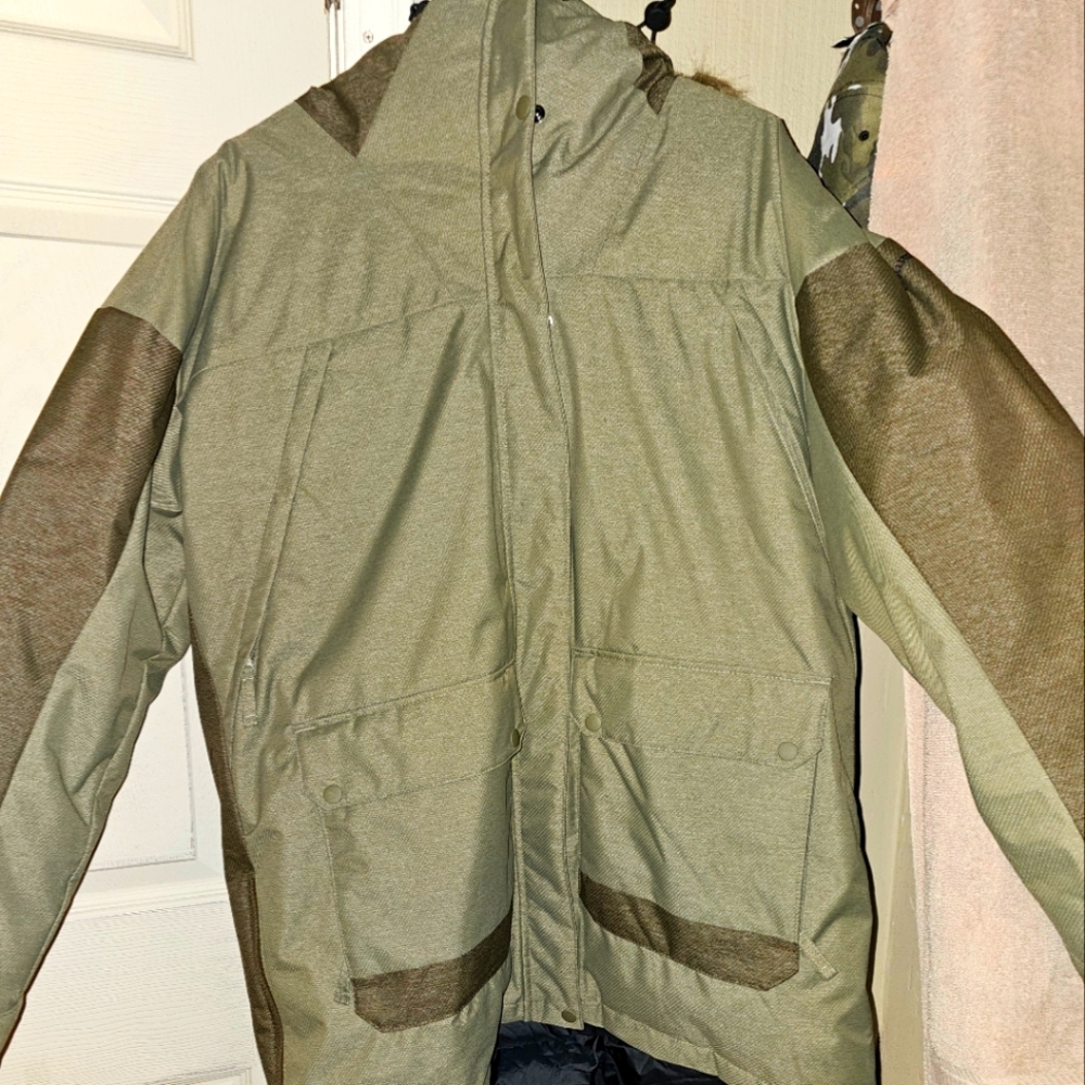 Columbia omni heat down parka women xl